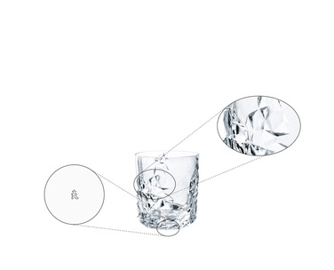 Набір склянок для віскі 340 мл, 4 предмети, Sculpture Nachtmann
