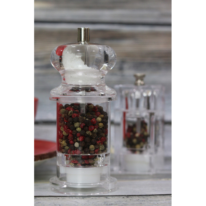 Млин для солі та перцю, 14 см, акрил, GenWare