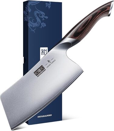 Набір ножів з 16-TLG, японський набір ножів для шеф-кухаря Багатофункціональний набір ножів з нержавіючої сталі AUS-10, надгострий набір кухонних ножів з точилкою (ніж для нарізки 18 см)