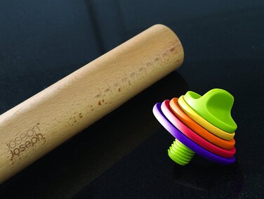 Скалка регульована різнобарвна Adjustable Rolling Pin Joseph Joseph