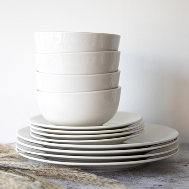 Тарелка обеденная Mikasa Ridged, фарфор, диам. 29 см