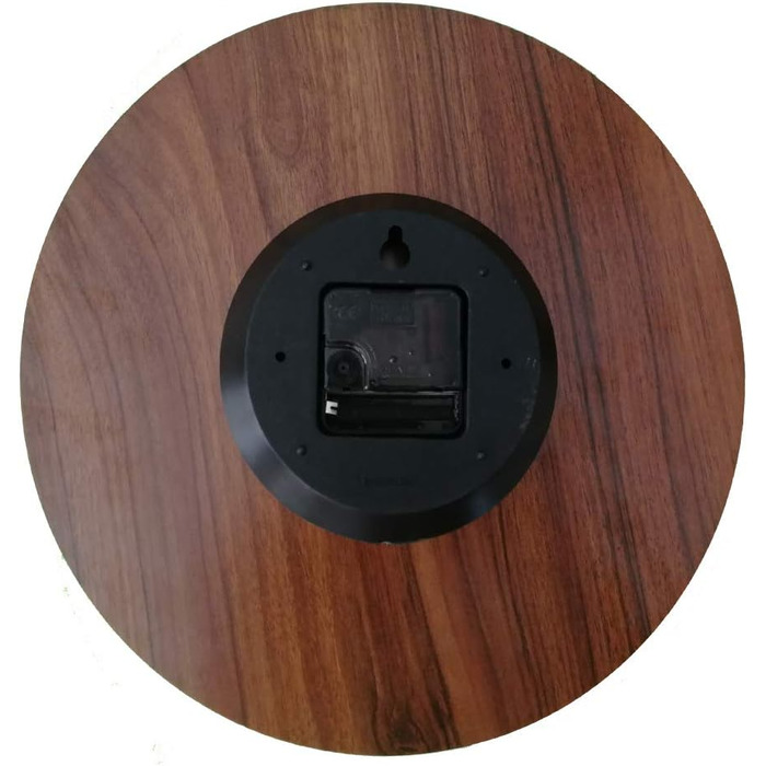 Настінний кухонний годинник YOAI, вінтажний шаббі-шик, антикварний, ностальгічний, сільський, кварцовий годинник з МДФ з безшумним механізмом, 12 дюймів/30 см Ø (лаванда в горщику)