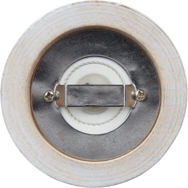 Дерев'яний млин для перцю і солі 40 см, білий Relaxdays