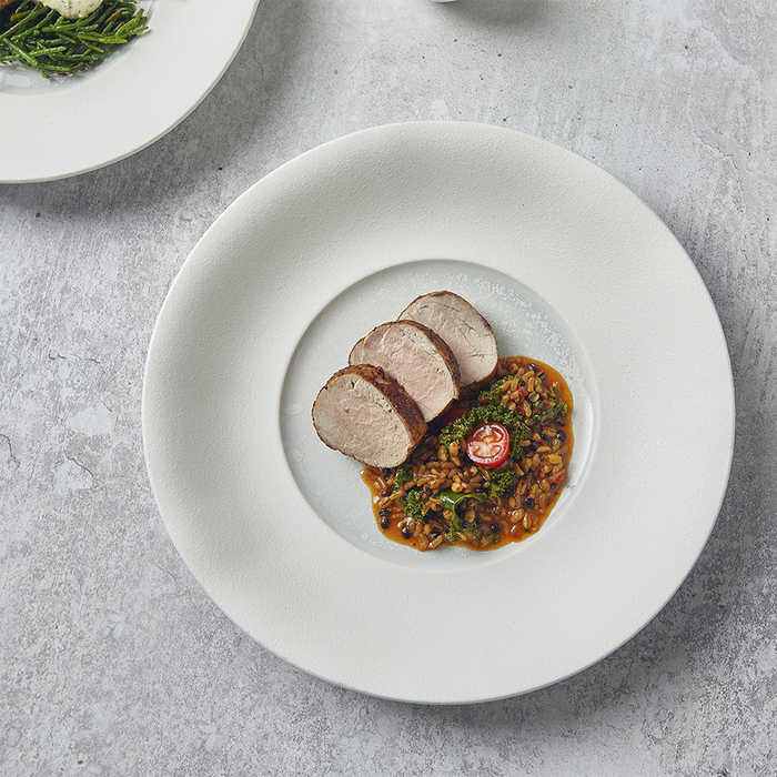 Тарілка глибока 30 см, Incise Porcelain Lustre, GenWare