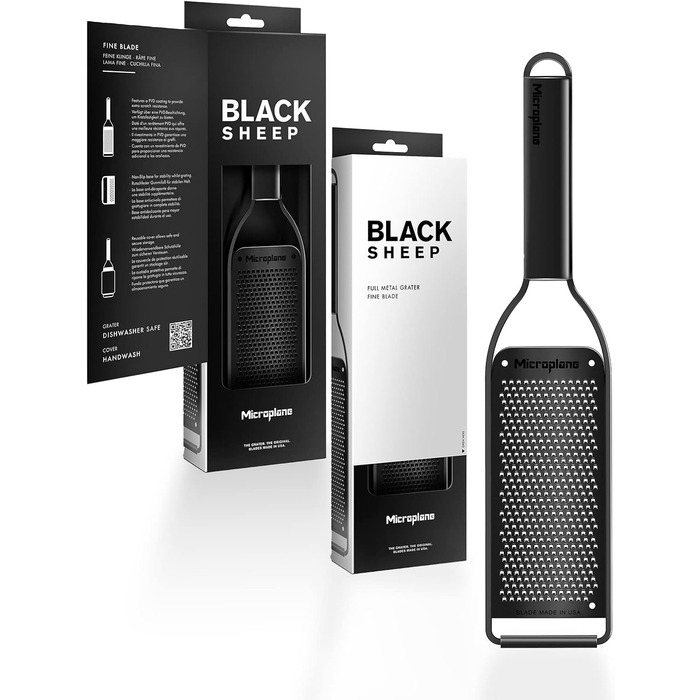 Терка 30 см мелкая, черная Black Sheep Microplane