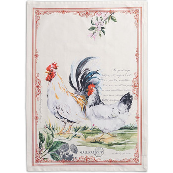 Набір із 3 багатоцільових кухонних рушників Maison d&39 Hermine Rural Christmas, 100 бавовна Барні рушники День подяки/Різдво (50 см x 70 см) (Campagne)