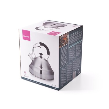 Чайник для плити Fissman зі свистком ALBA 4,5 л (5909)