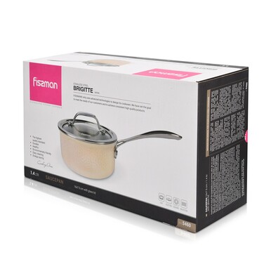 Ківш Fissman BRIGITTE 16x7,5 см / 1,4 л з кришкою (5460)