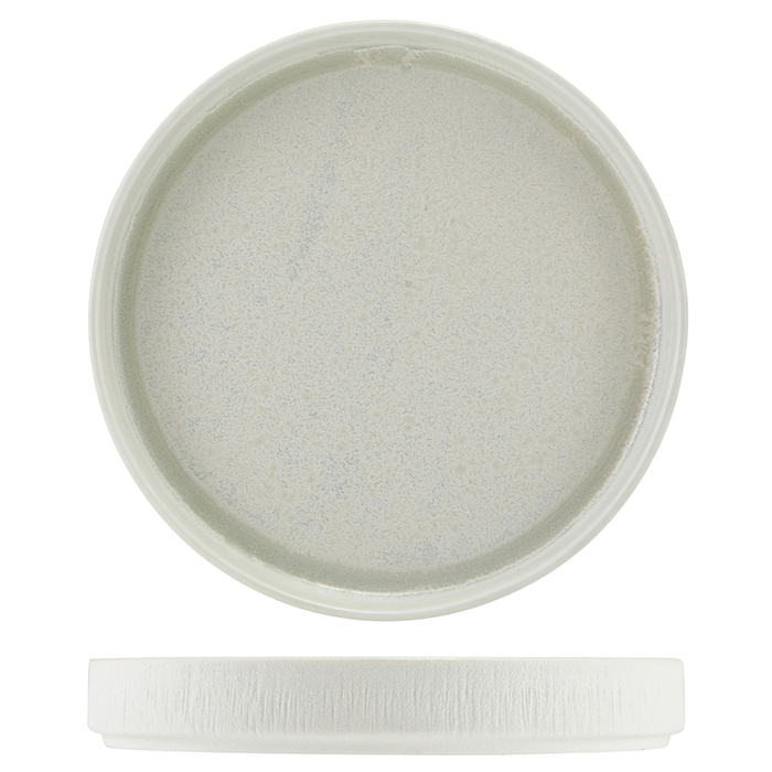 Тарілка презентаційна 20*3 см із вертикальним бортом, Incise Porcelain Lucine, GenWare