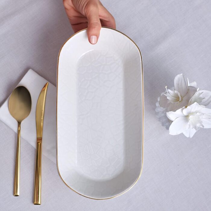 Тарелка лодка гондола 29 см KARACA