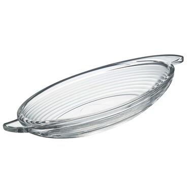 Блюдо для десертів La Rochere BALI, овальне, скло, 25 х 8 х 3 см