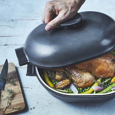 Жаровня овальна 4,5 л, грифельна Delight Emile Henry