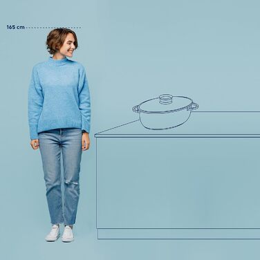 Жаровня 8 л овальна зі скляною кришкою KERROS Kela