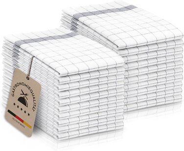 Набір кухонних рушників з 20 предметів 50 x 70 см, сірий ZOLLNER