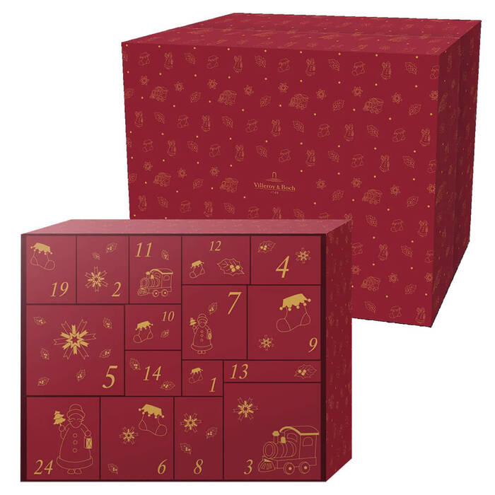 Набір столового посуду на 2 персони, 24 предмети в подарунковій упаковці. Адвент-календар Toy's Delight Villeroy & Boch