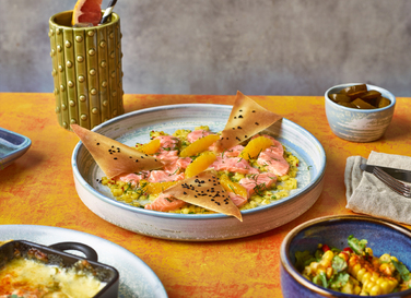 Тарелка презентационная с бортиком 26хh 3.3 см, Terra Porcelain Seafoam, GenWare