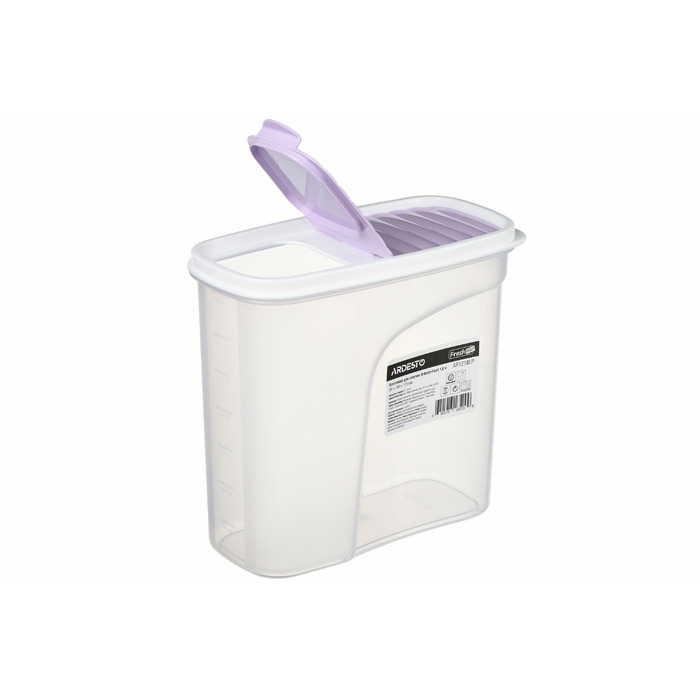 Контейнер для зберігання харчових продуктів 1.8 л ліловий Fresh Ardesto