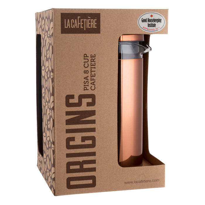 Френч-пресс для кофе CreativeTops Pisa, медный, 1000 мл