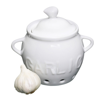 Горщик Kitchen Craft для зберігання часнику, керамічний
