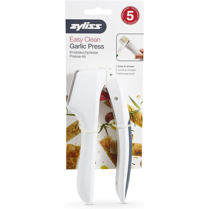 Практичный пресс для крупных зубчиков чеснока, в том числе с кожурой. В комплект входит инструмент для чистки (пресс для чеснока Easy Clean, одинарный), 12150 Susi 3