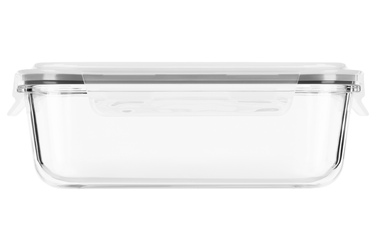 Контейнер для зберігання Gemini 1500 мл, прямокутний, боросилікатне скло