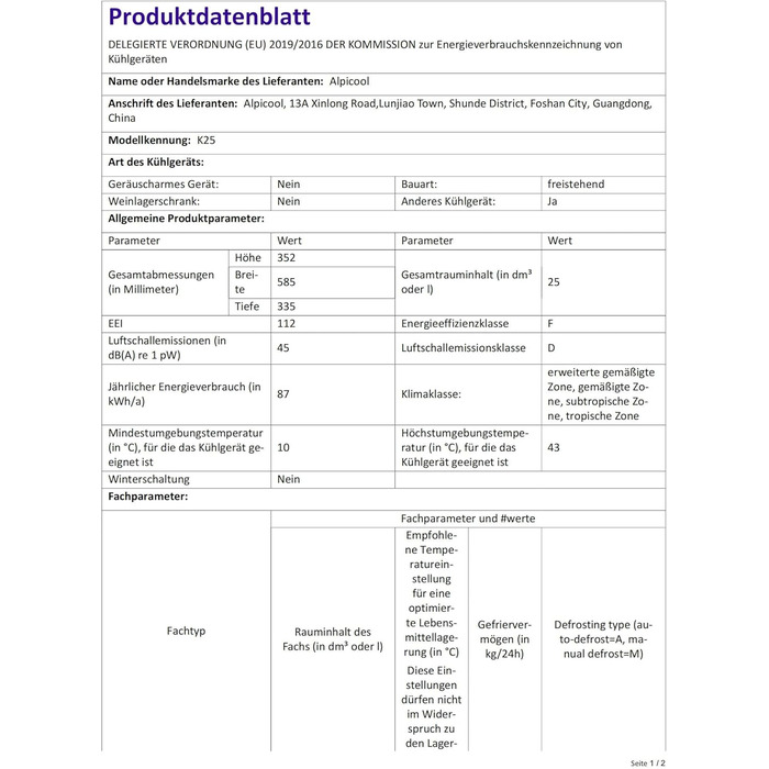 Автомобільний холодильник VEVOR 35L, компресорний холодильник, нержавіюча сталь, ізольований, для свят, міні-холодильник, автомобільний холодильник з розеткою 35L (холодильник 20LL)