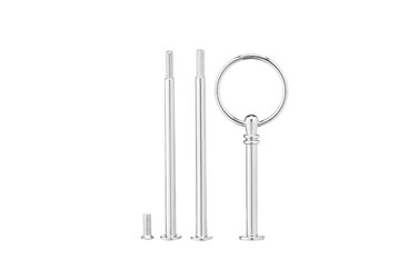 ARDESTO Блюдо 3-х ярусное, 32х32см, фарфор, белый