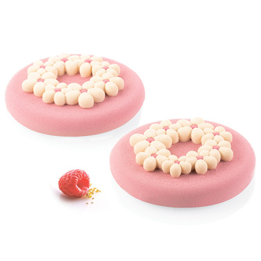 FLORA 19 Форма силіконова  'флора  віночок' Ø75 h7,5 мм (6x19 мл)