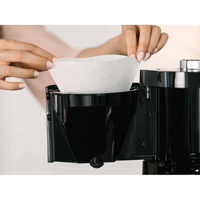 Кавоварка з фільтром, чорна, з термоглечиком Melitta