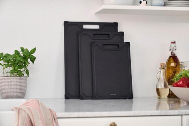 Обробна дошка 42 x 30 см, деревоволокно, чорний Zwilling