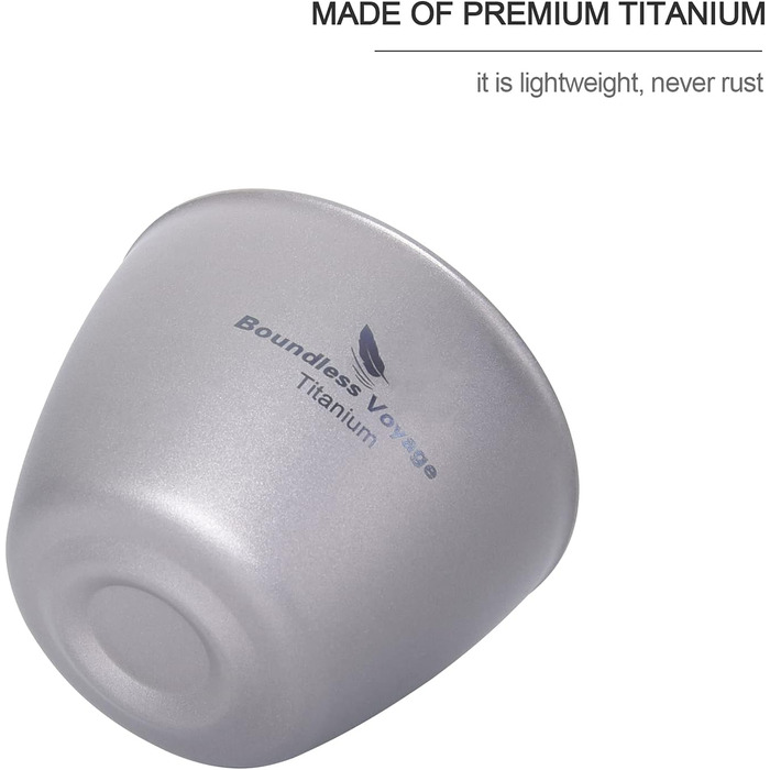 Чашка з подвійними стінками для кемпінгу, 2 шт. и 2 x 40 мл. Boundless Voyage