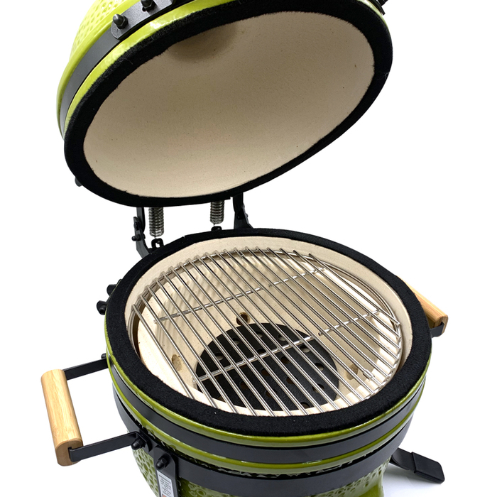 Средний керамический гриль-печь BergHOFF, зеленый