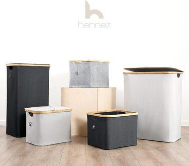 Кошик для білизни з кришкою 2 відділення вузький сірий мішок для білизни - сортувальник білизни ящик для білизни контейнер для білизни збірник білизни комод для білизни колектор кошик для білизни темно-сірий (100 л, 100 л бежево-сірий)