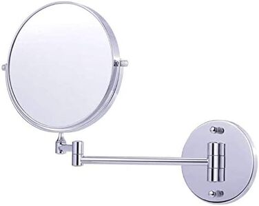 Дзеркало косметичне настінне 20 см з 5-кратним збільшенням, Vialex