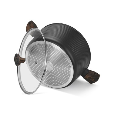 Кастрюля со стеклянной крышкой 28 см 7,1л CUISINE Fissman