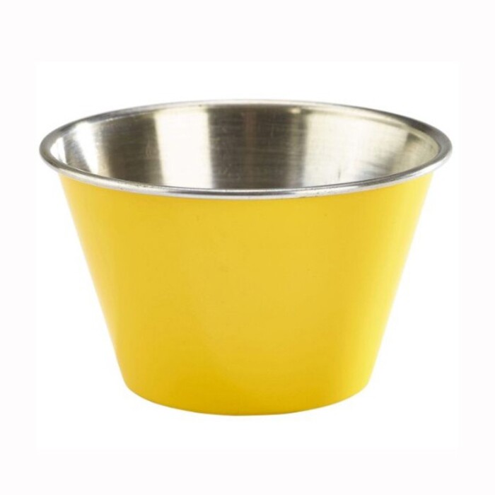 Соусник металевий 170 мл, жовтий GenWare