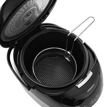 ARDESTO Мультиварка Ardesto, 860Вт, чаша-5л, електронне керування, корзина для фритюру, метал/пластик, сріблястий