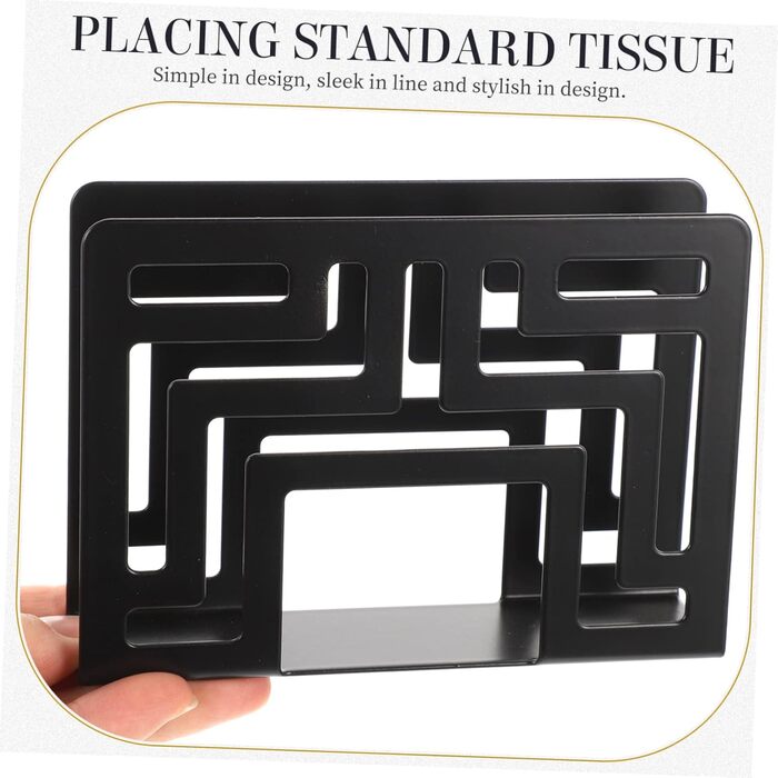 Современный металлический держатель для салфеток 12 х 8,5 см HOMSFOU