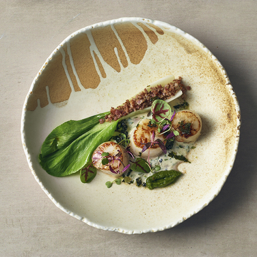 Миска глибока кругла 25*h 5.3 см, 920 мл, Terra Porcelain Roko Sand, GenWare