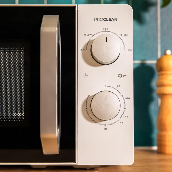 Мікрохвильова піч інверторна 700 Вт, 19 л Proclean 2010 Inverter White Cecotec