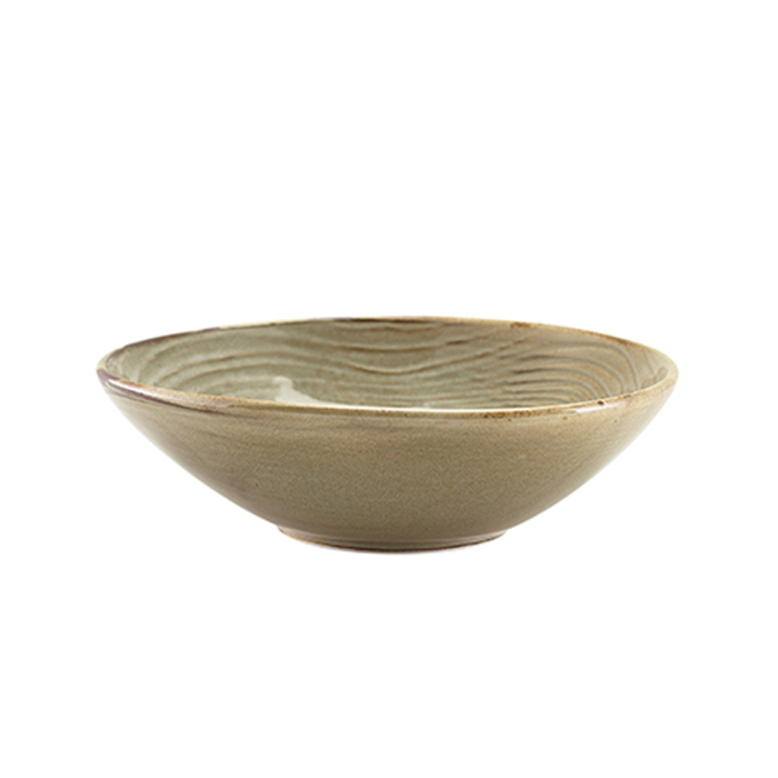 Салатник, 22 см, оливковий, Organic, Genware