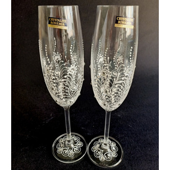 Свадебные бокалы Sandy 190мл 2шт 2712 BOHEMIA