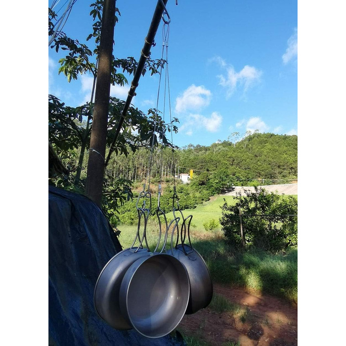 Титановая решетка для приготовления пищи Решетка для гриля на открытом воздухе Древесный уголь Барбекю Сетка Гриль Пластина Сверхлегкая Выпечка Охлаждающая Стойка Тяжелая Еда Приготовление Жарка Кухонная Утварь и Подвесная Цепь Для Открытого Кемпинга Пеши