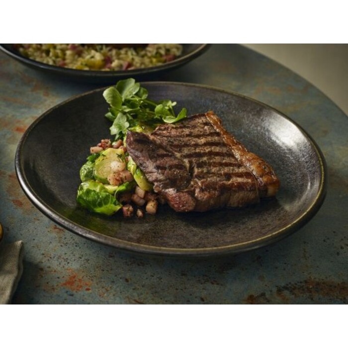 Тарелка глубокая 28 x h 5  см, Terra Porcelain Black, GenWare