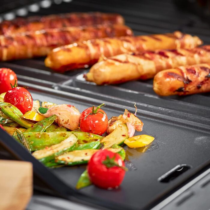 Решітка для м'яса 45 х 24 см чорний Rosle