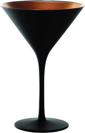 Келих для коктейлів 240 мл, набір 6 предметів, чорний/бронза Elements Stölzle Lausitz