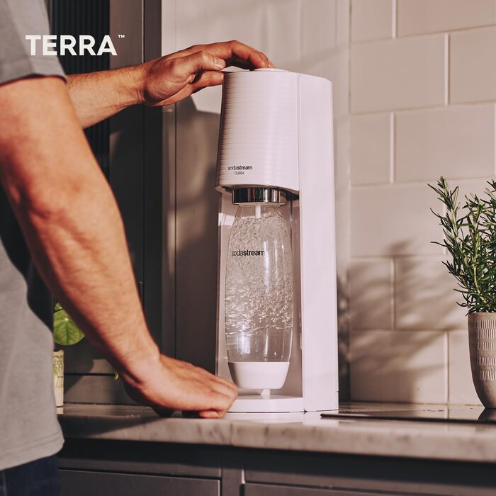 Набір для газування води, 5 предметів, 3 л білий Terra SodaStream