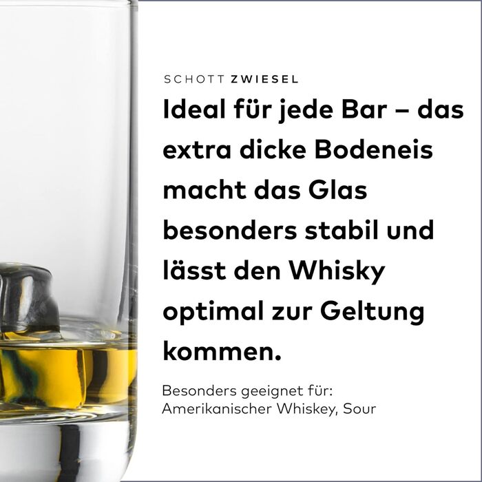 Пивний кухоль SCHOTT ZWIESEL Convention 0,2 л (набір з 6 шт. ), простий пивний келих для пільзнера, кришталеві келихи Tritan, які можна мити в посудомийній машині, Зроблено в Німеччині (артикул 175500) (Келих для віскі - 0,285 л, комплект з Digestifset Cl