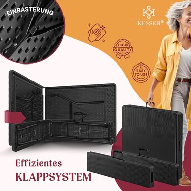 Стіл для кемпінгу 180 х 75 х 75 см KESSER