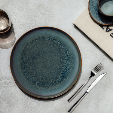 Тарілка обідня 29 см зелена Crafted Villeroy & Boch